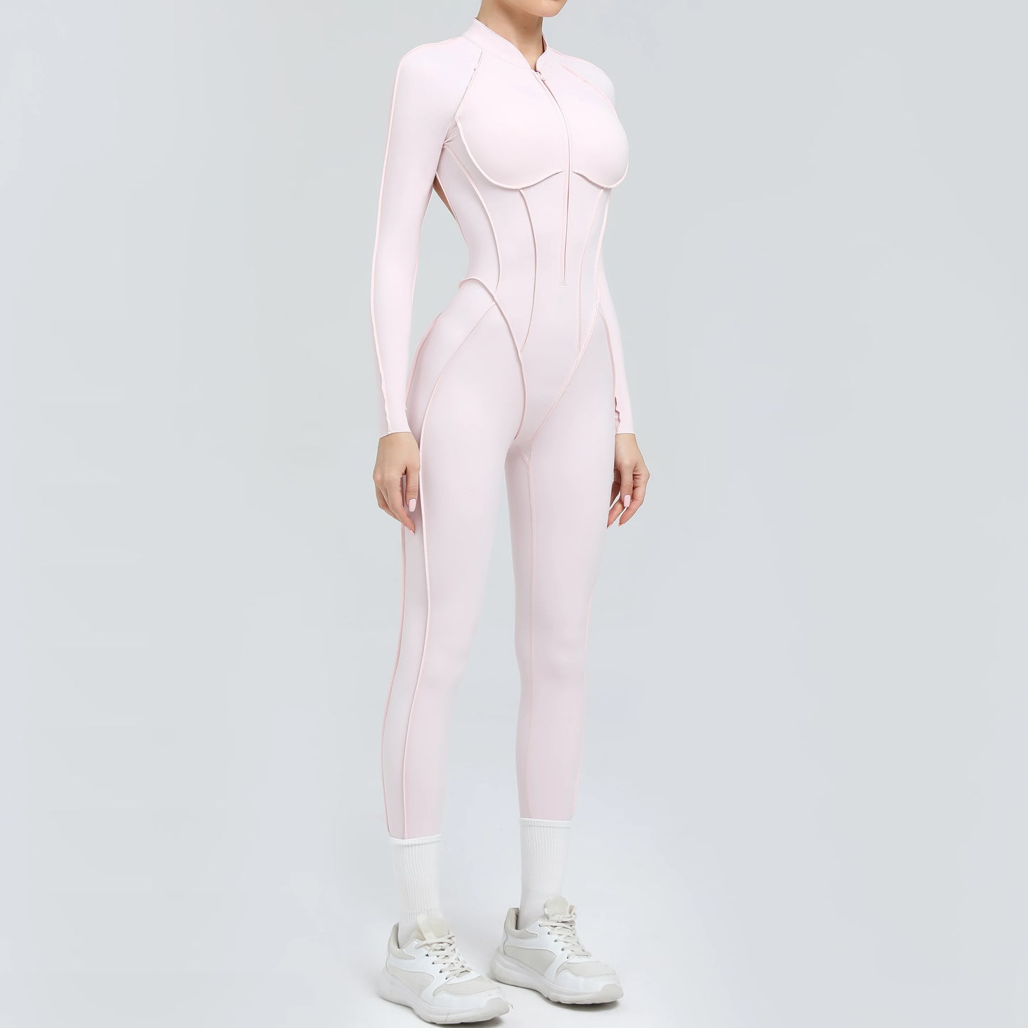 Yoga Fitness Overalls Jumpsuit Gym Stretch Leggings Jogging Anzug Top Push Up