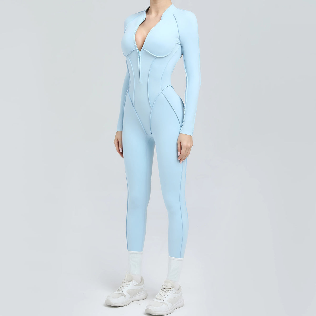 Yoga Fitness Overalls Jumpsuit Gym Stretch Leggings Jogging Anzug Top Push Up