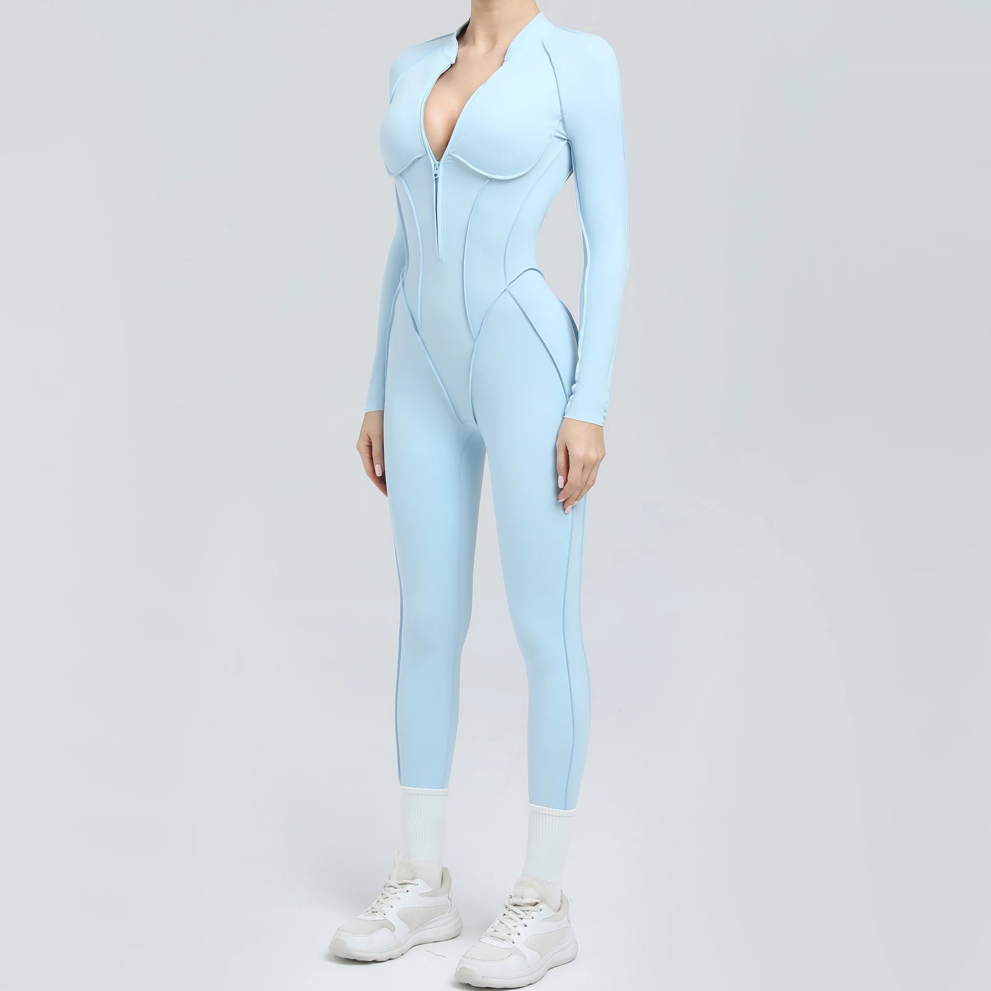 Yoga Fitness Overalls Jumpsuit Gym Stretch Leggings Jogging Anzug Top Push Up