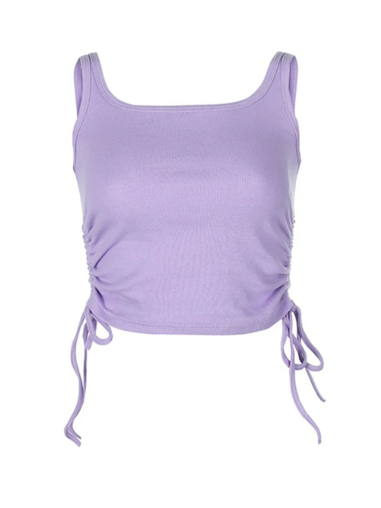Damen Top Ärmellose Neckholder-Top Tank Top Shirt Trägertop Oberteil Blusen