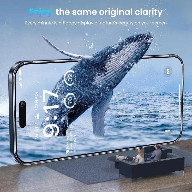 5x Panzerfolie Glas Schutz Folie Full Screen Schutz Für iPhone Displayschutz