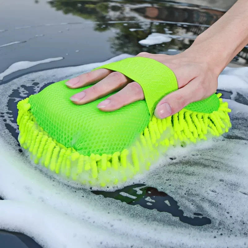 Auto Waschhandschuh Mikrofaserschwamm Microfaser Handschuh Autopflege Autowäsche