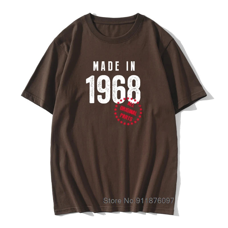 Herren T-Shirt Made In 1965 Shirt Unisex Streetwear Tank Top 100% Baumwolle