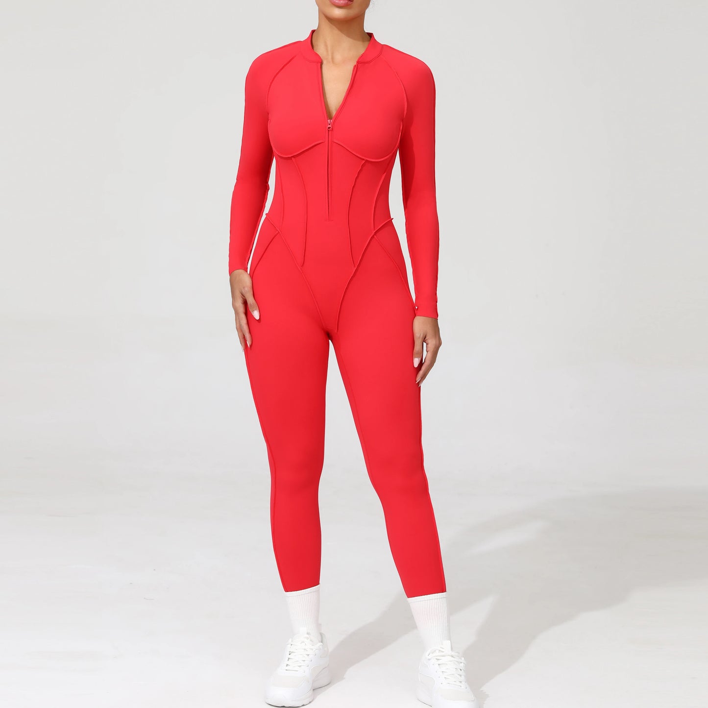 Yoga Fitness Overalls Jumpsuit Gym Stretch Leggings Jogging Anzug Top Push Up