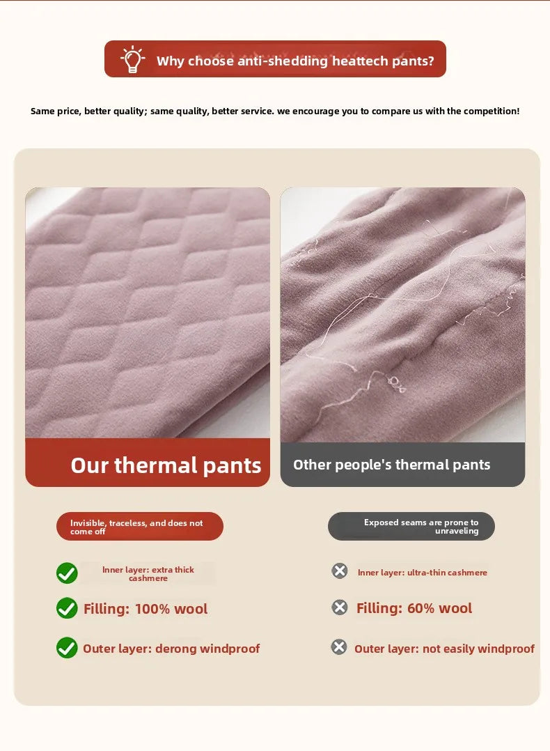 Frauen Hose Winter Leggins Warm Thermohose Innenfleece Leggings Strumpfhose