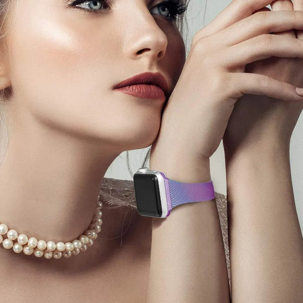Milanese Armband für Apple Watch Series 9 8 7 6 5 4 3 SE Ultra Sport Band iWatch