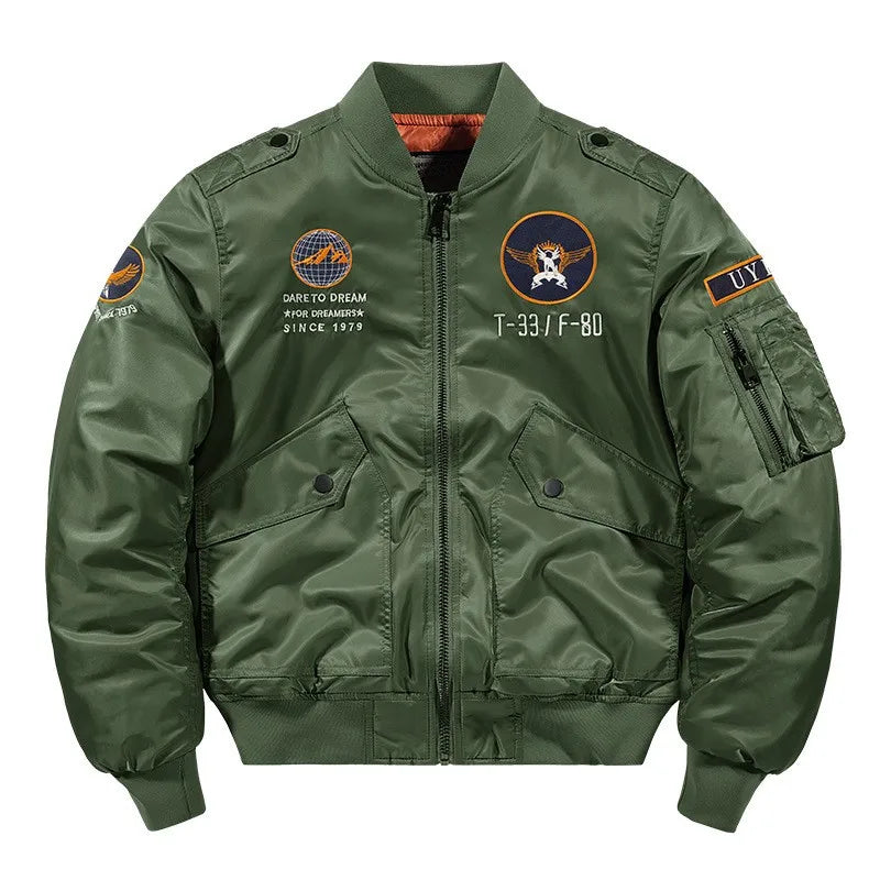 MA-1 Bomber Jacke Fliegerjacke Baseball Pilotenjacke Baseballjacke Air Force