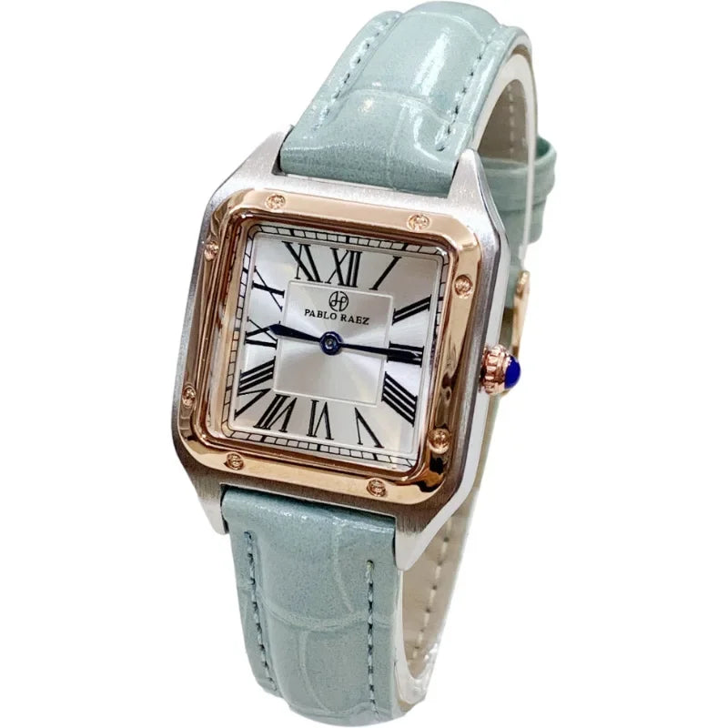 Damen Armbanduhr Armband Uhren Luxus Quarz Uhr Silber Gold Business Quarzuhr