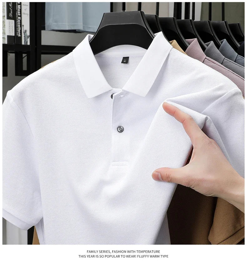 Herren Poloshirt POLO Shirt T-Shirt Kurzarm Zipper Hemd Fashion Polohemd Top NEU