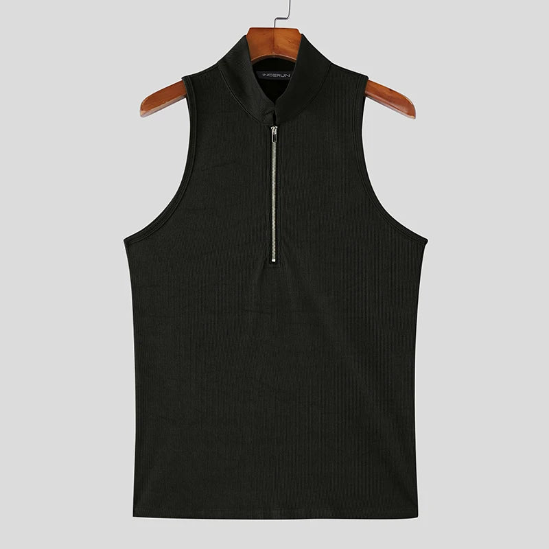 Herren Oberteil Ärmellos Tank Top Sexy Shirt Clubwear Muskel T-Shirt Unterhemd