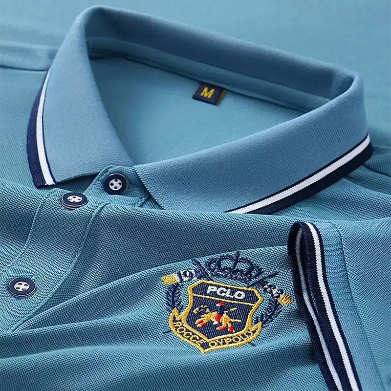 Herren Poloshirt POLO Shirt T-Shirt Kurzarm Zipper Hemd Fashion Polohemd NEU