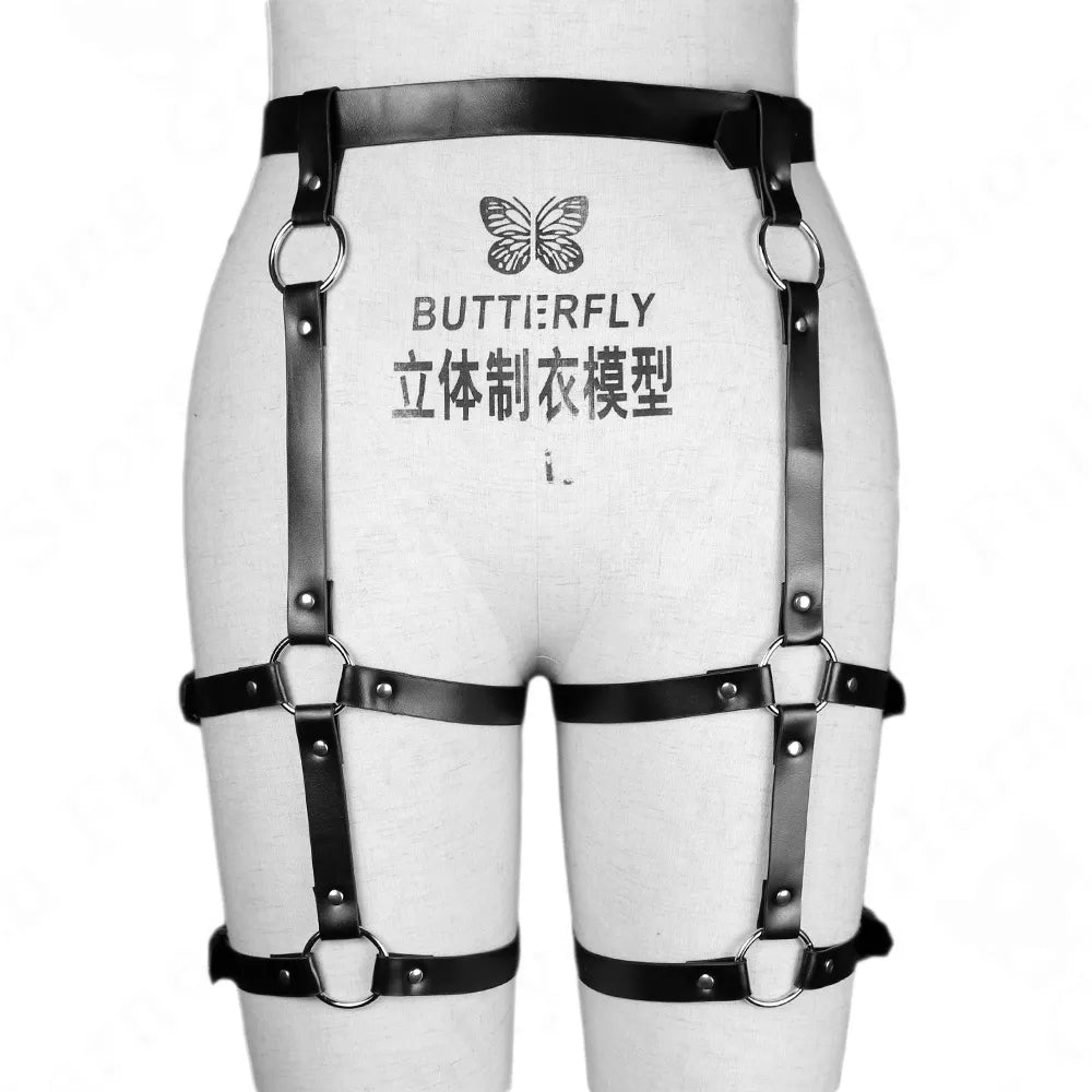 Sexy Harness Kette BH Gürtel Toys Gothic Fetish Frauen Bdsm Bondage Dessous