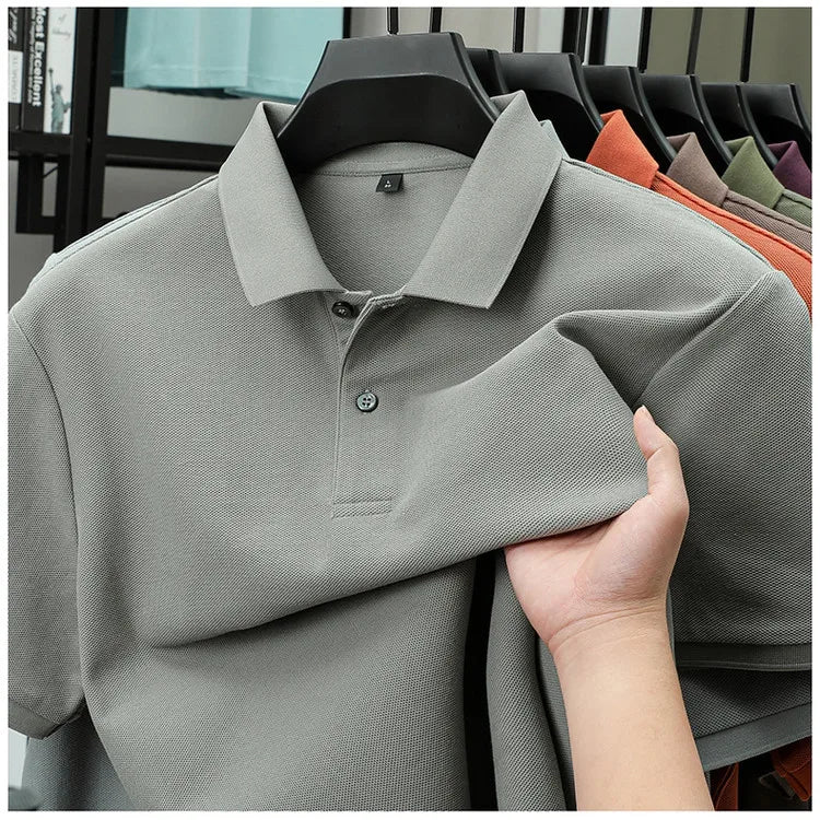 Herren Poloshirt POLO Shirt T-Shirt Kurzarm Zipper Hemd Fashion Polohemd Top NEU
