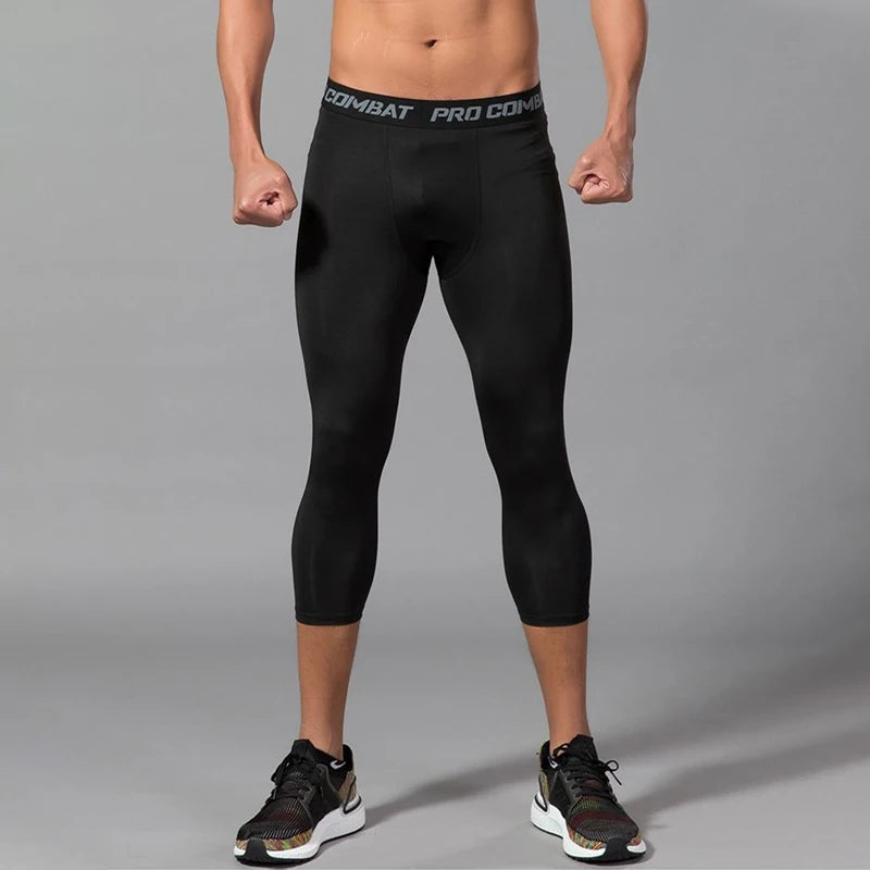 Herren Leggings Sporthose Jogginghose Trainingshose Lauf Hose Kompressionshose