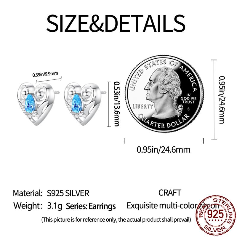 1 Paar Creolen aus 925 Sterling Silber Ohrringe Zirkonia Ohrstecker NEU