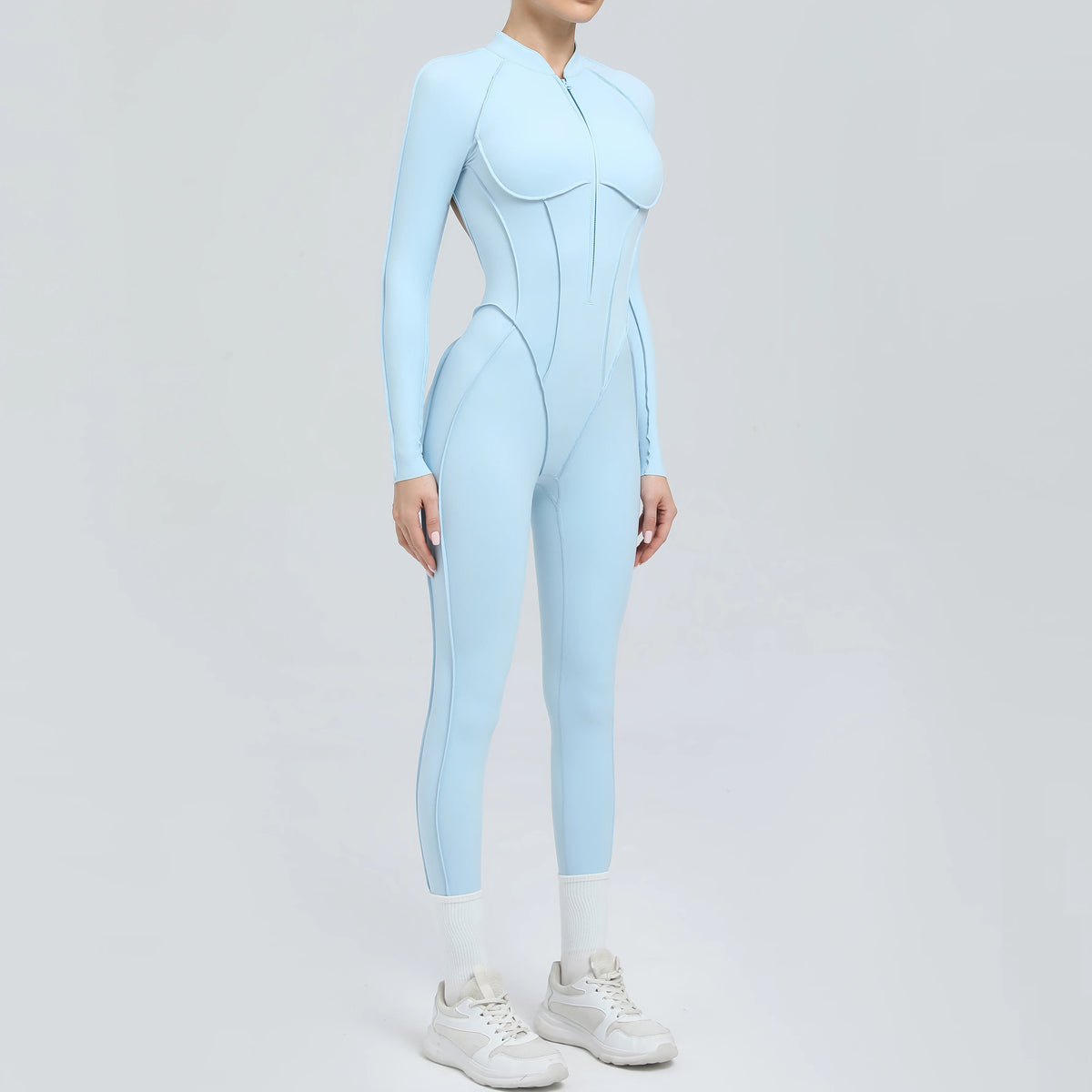 Yoga Fitness Overalls Jumpsuit Gym Stretch Leggings Jogging Anzug Top Push Up