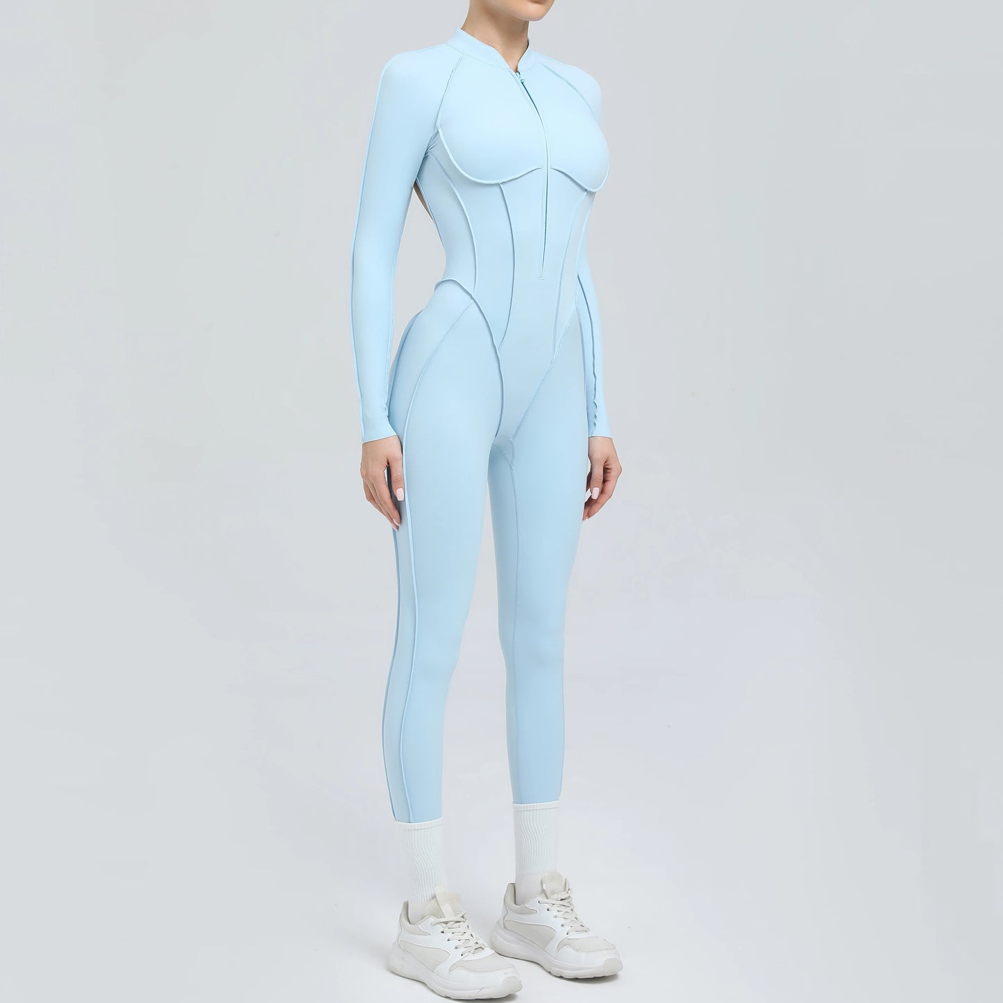 Yoga Fitness Overalls Jumpsuit Gym Stretch Leggings Jogging Anzug Top Push Up
