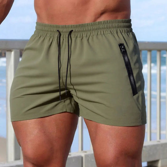 Herren Badeshorts Einfarbig Schnelltrocknend Boardshorts Strand Sport Fitness