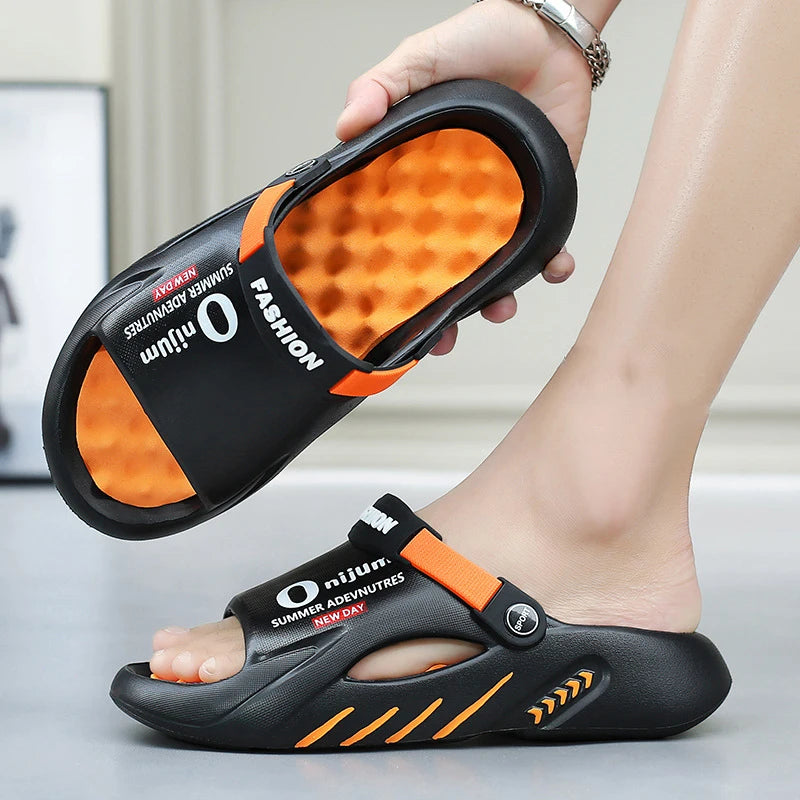 Badelatschen Hausschuhe Flip Flops Frauen Herren Sandalen rutschfeste Slippers