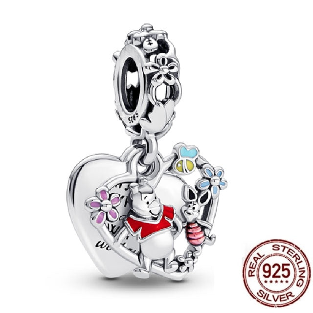 Charms Anhänger 925 Sterling Silber Charm Armband verschiedene Themen Damen Geschenk