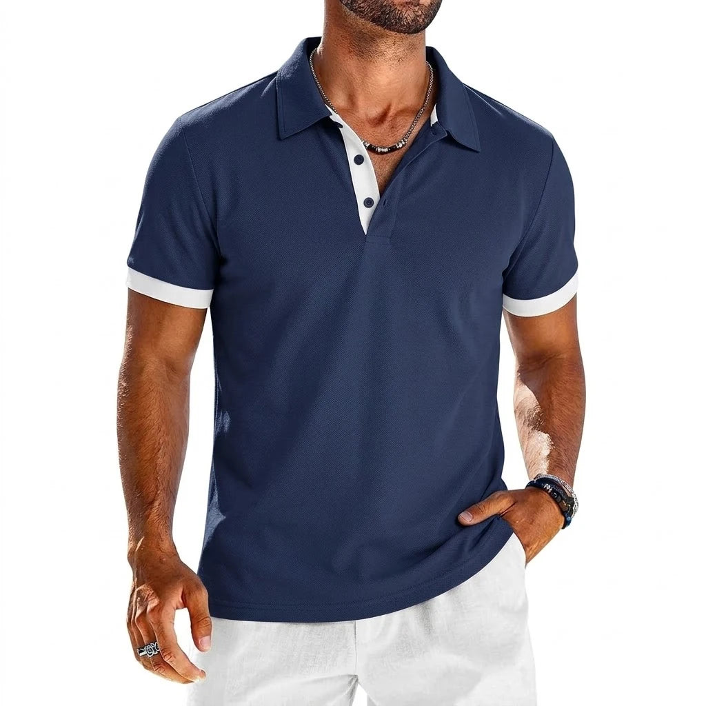 Herren Poloshirt POLO Shirt T-Shirt Kurzarm Hemd Fashion Polohemd Herrenmode Top