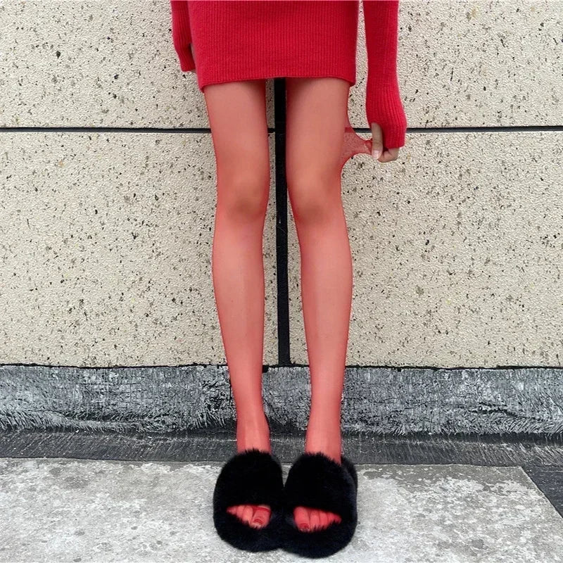 1 Paar Frauen Nylon Strumpfhose Netzstrumpfhose Feinstrumpfhose Strümpfe