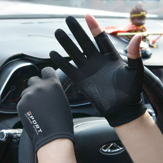 Fahrradhandschuhe Fahrrad Halbfinger Handschuhe Sport Fitness Gym Damen Herren