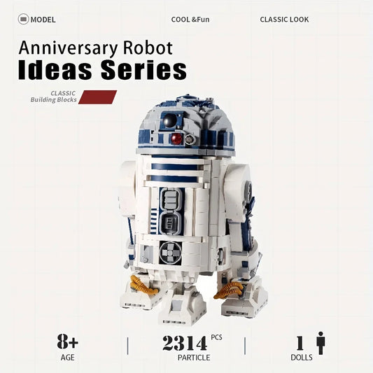Technik Spielzeug R2D2 Modell Puzzle 2314 Teile 31CM Bausatz Kinder Geschenke