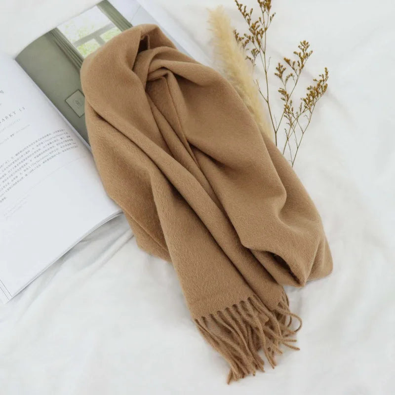 Herren Schal Winterschal Stola Schlauchschal Halstuch Wollschal Strickschal Loop