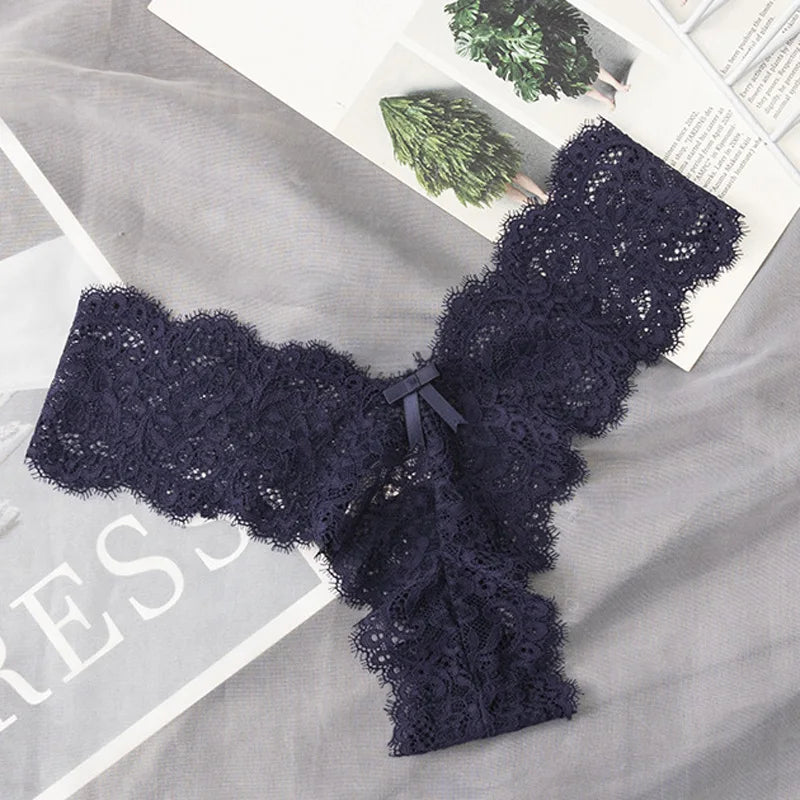 Frauen Spitze Tanga String Höschen Sexy Schlüpfer Slip Dessous Unterwäsche