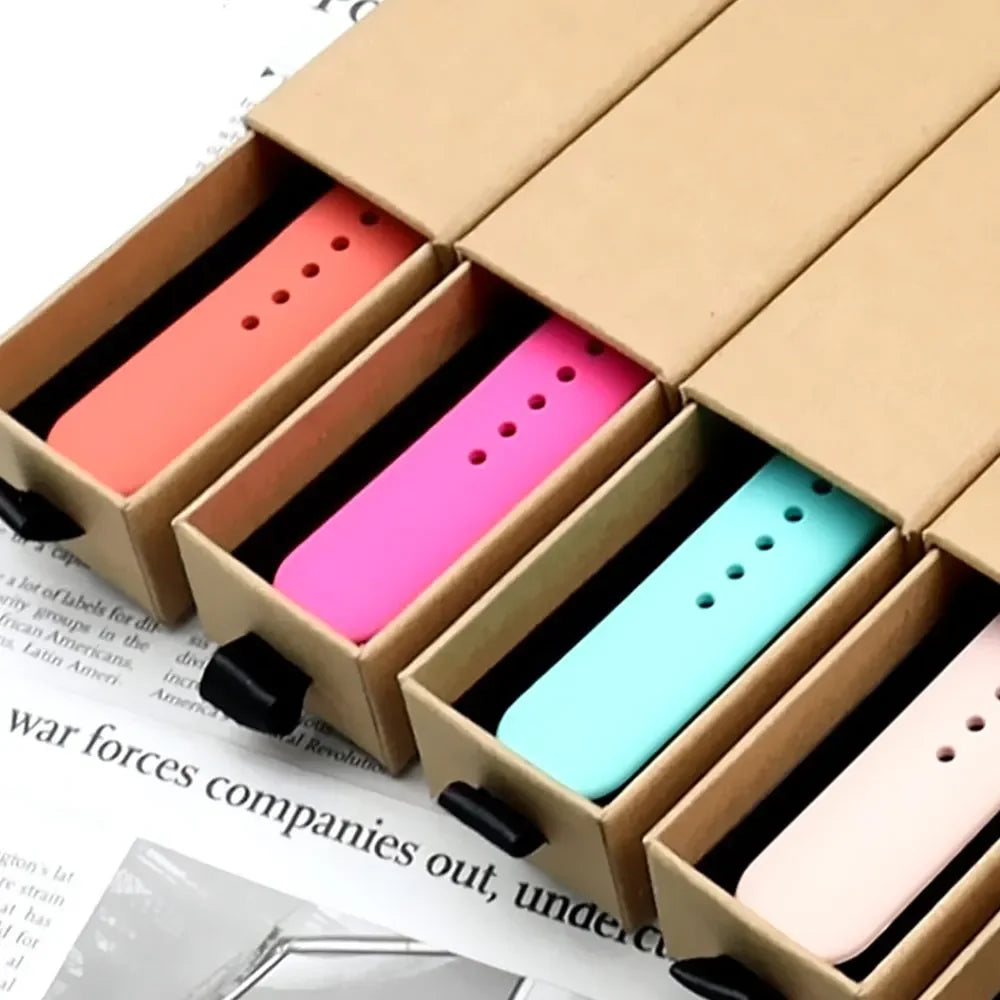 Silikon Armband für Apple Watch Series 9 8 7 6 5 4 3 SE Ultra Sport Band iWatch