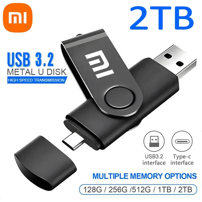 USB Stick 2TB 1TB USB-C Speicherstick Memorystick Flash Speicher Wasserdicht PC