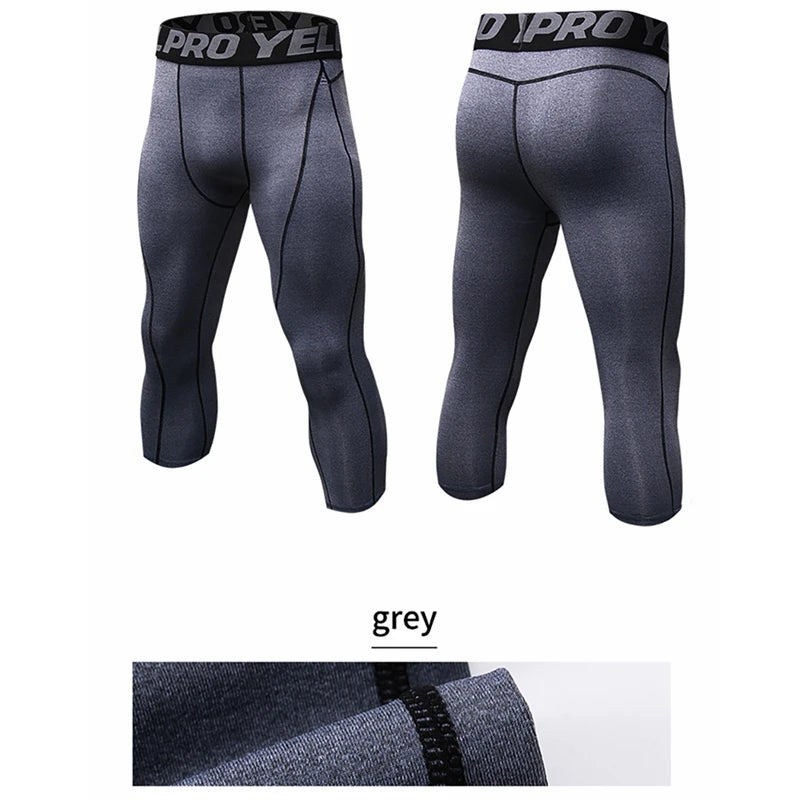 Herren Leggings Sporthose Jogginghose Trainingshose Lauf Hose Kompressionshose