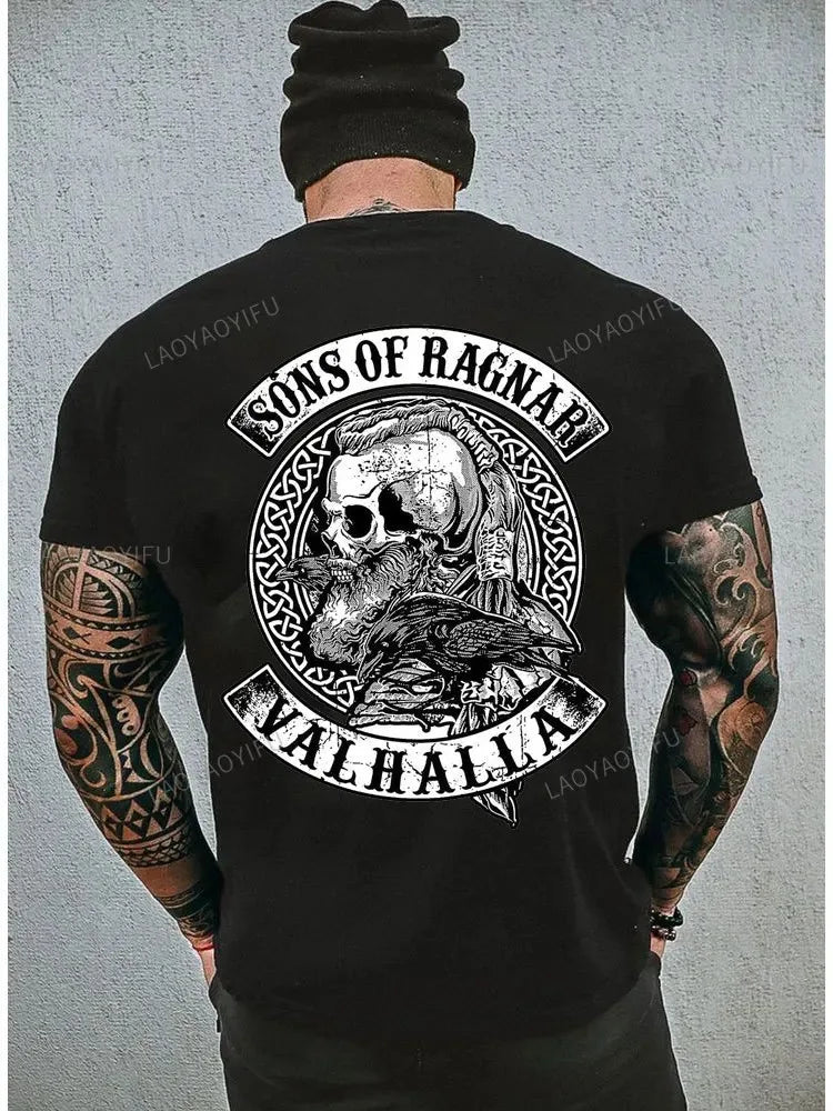 Herren T-Shirt Sons of Odin Rundhals Unisex Sommer Fashion Streetwear Shirt Top