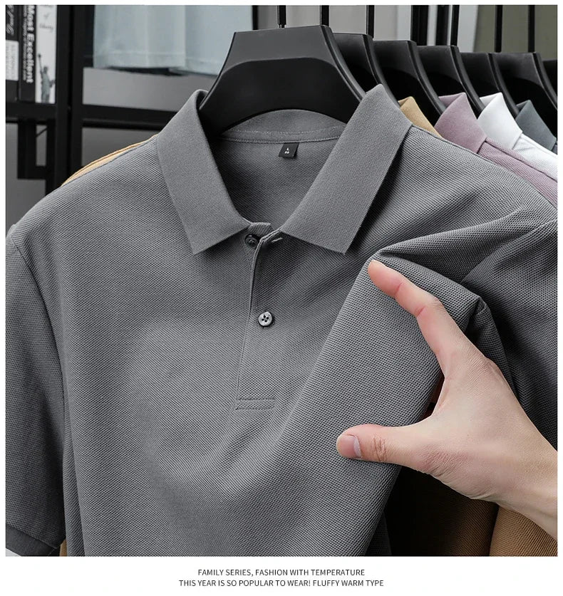 Herren Poloshirt POLO Shirt T-Shirt Kurzarm Zipper Hemd Fashion Polohemd Top NEU