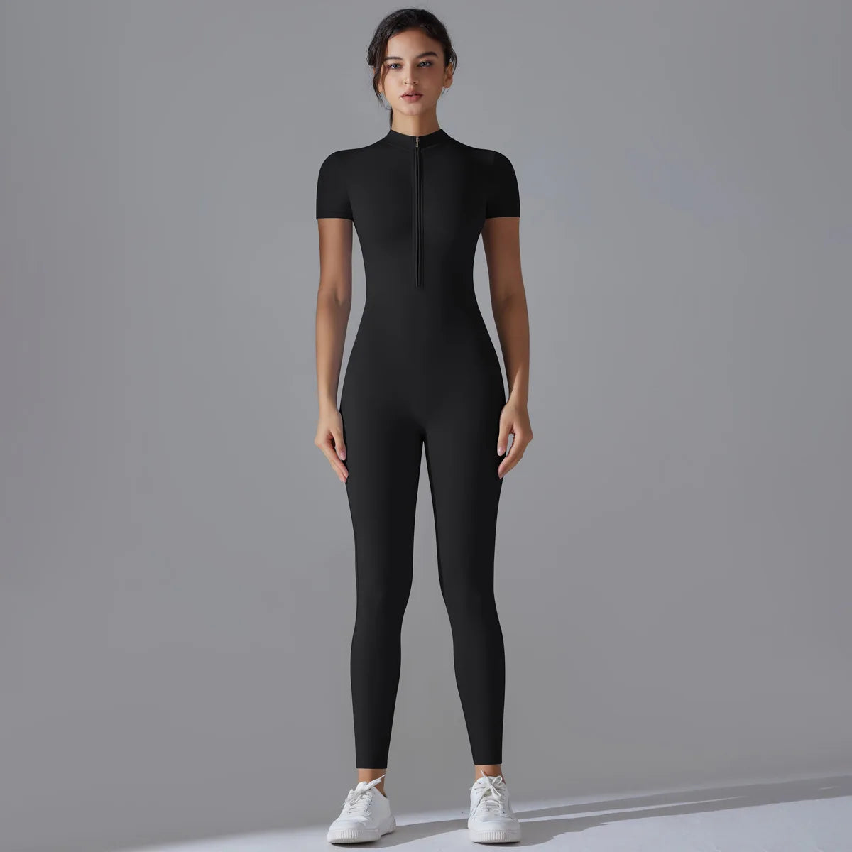 Tuta intera Sportiva Donna Rompers Pantaloni Yoga Palestra Sexy Jumpsuit Tutina