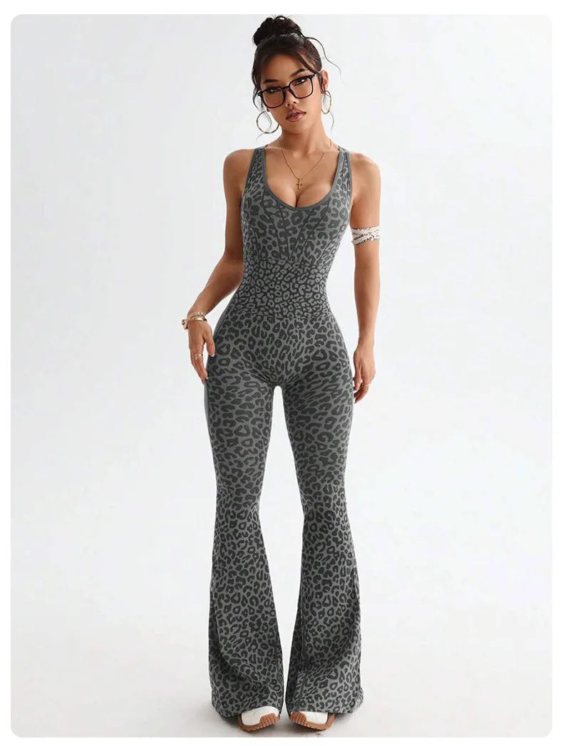 Damen Overall Bodycon Jumpsuit Streetwear Fitness-Strampler Leggins Yoga Hose