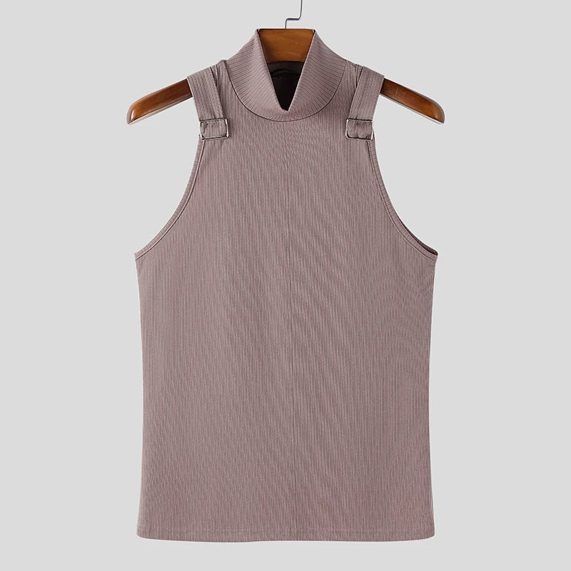 Herren Oberteil Ärmellos Tank Top Sexy Shirt Clubwear Muskel T-Shirt Unterhemd