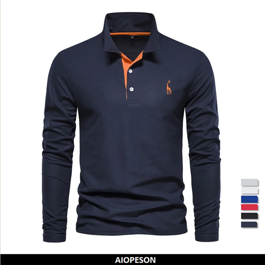 Herren Pullover Sweatshirt Troyer Pulli Sweater Poloshirt Langarmpulli Polohemd