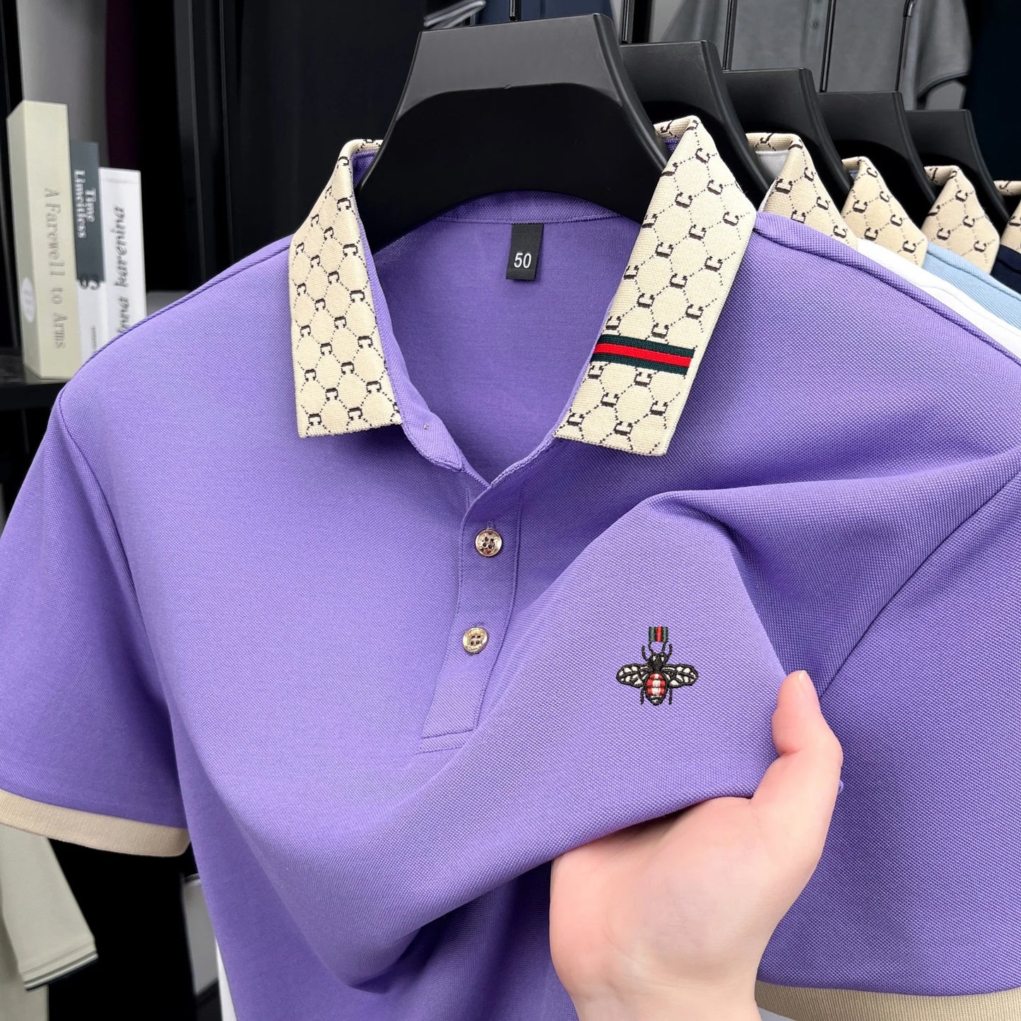 Herren Poloshirt POLO Shirt T-Shirt Kurzarm Hemd Fashion Polohemd Herrenmode Top