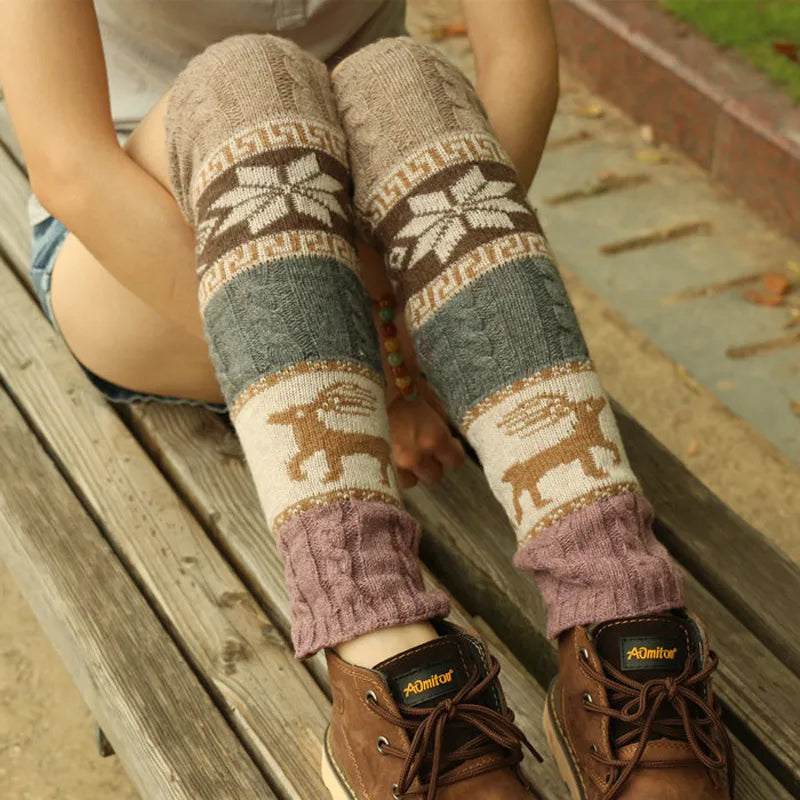 Stulpen Beinwärmer Beinstulpen Beinlinge Häkeln Strümpfe Overknees Lange Sock