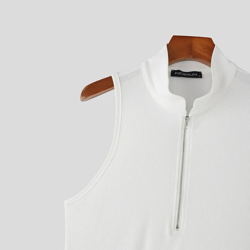 Herren Oberteil Ärmellos Tank Top Sexy Shirt Clubwear Muskel T-Shirt Unterhemd