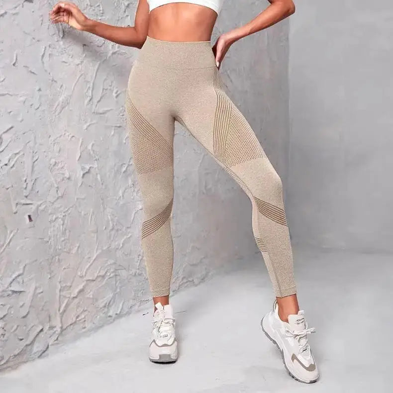 Damen Yoga Leggings Push Up Stretch Leggins Sport Hose Fitness Gym Jogginghose