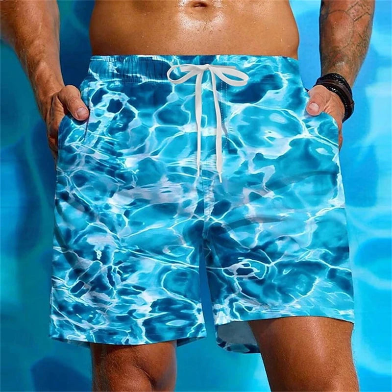 Herren Badehose Badeshort Kurze Hose Shorts Schwimmhose 100% Polyester NEU