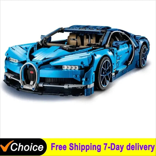 Technik Spielzeug Bugatti Modell Puzzle 2314 Teile 31CM Bausatz Kinder Geschenke
