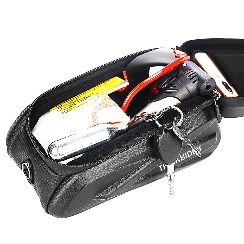 Fahrradtasche Wasserdicht Rahmentasche Oberrohrtasche 7,0'' Handyhalter