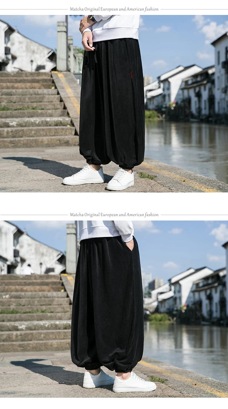 Männer Hose Haremshosen Pumphosen Pluderhosen Hosenrock Herrenrock Kilt Jogger