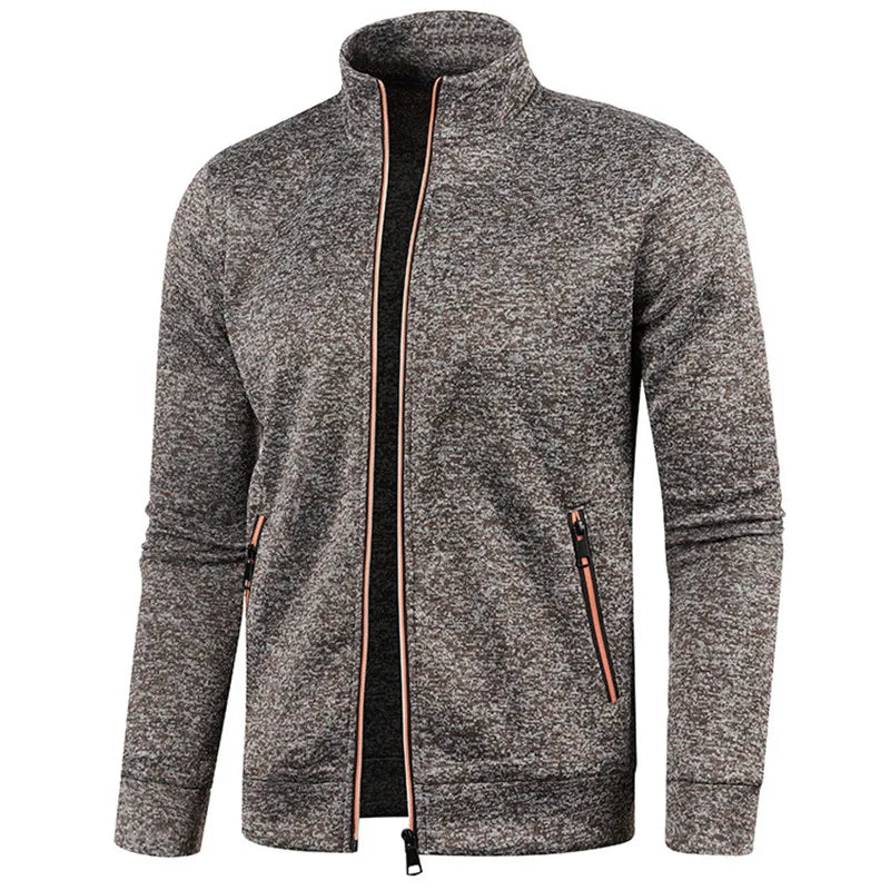 Herren Pullover Sweatshirt Troyer Pulli Sweater Stehkragen Zipper Langarmpulli