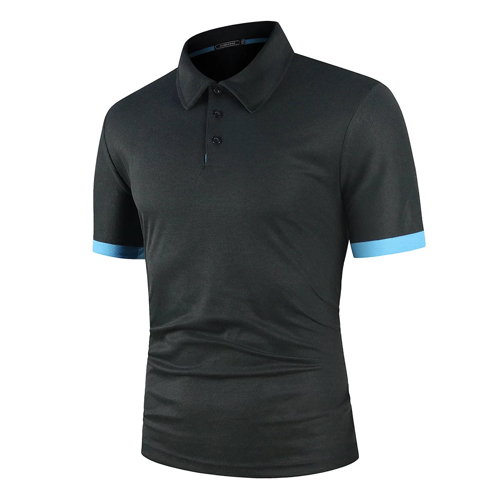 Herren Poloshirt POLO Shirt T-Shirt Kurzarm Zipper Hemd Fashion Polohemd Top NEU
