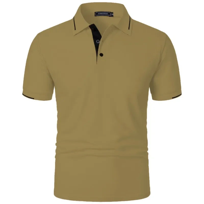 Herren Poloshirt POLO Shirt T-Shirt Kurzarm Zipper Hemd Fashion Polohemd NEU